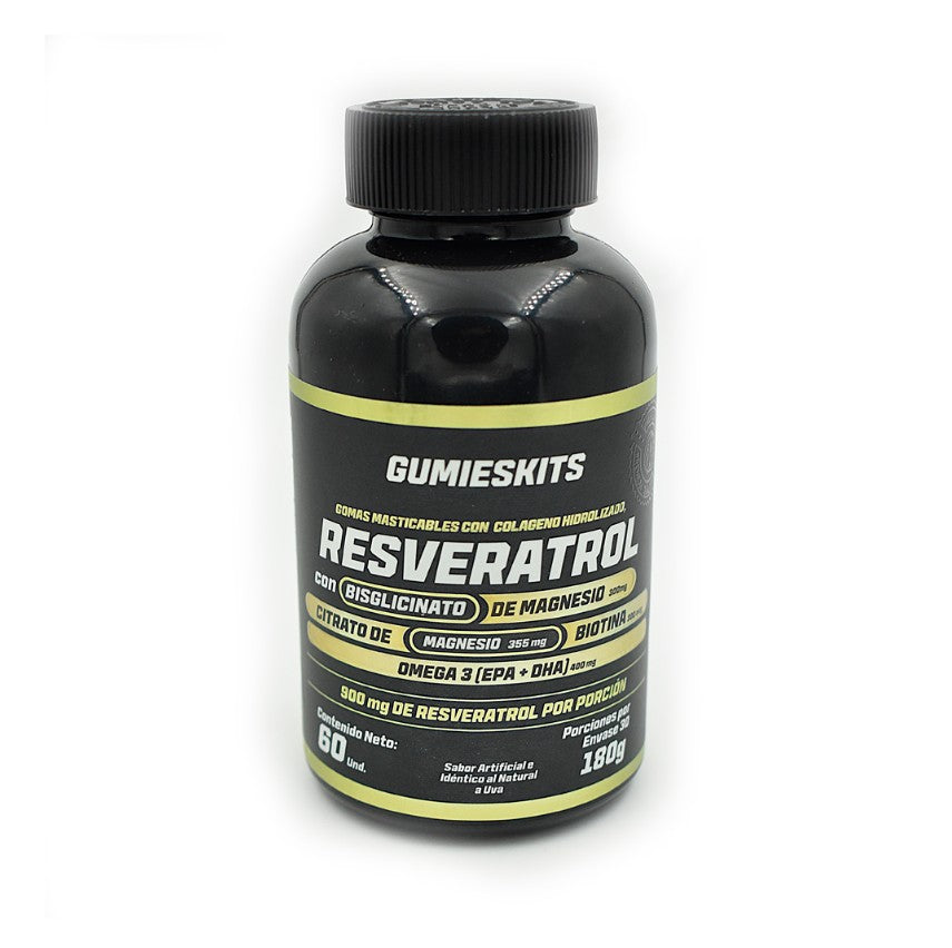 NUEVAS GOMITAS IMPORTADAS DE RESVERATROL -LUCE MAS JOVEN Y CON MAS ENERGÍA